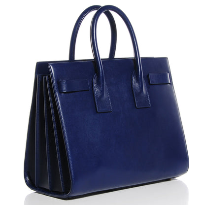 Saint Laurent Calfskin Small Sac De Jour New Marine 3 of 7