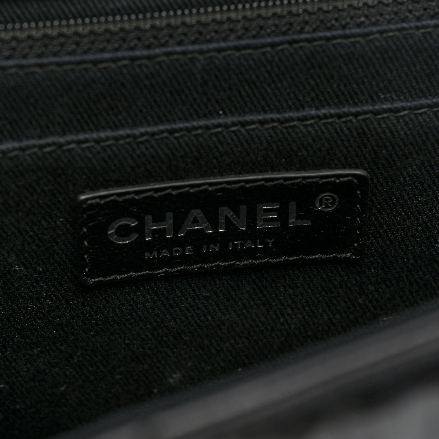 Chanel Vinyl Quilted In the Business Flap Bag Black 6 of 10