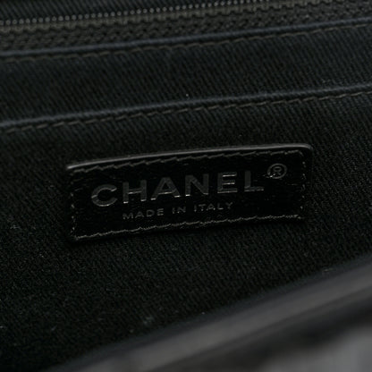 Chanel Vinyl Quilted In the Business Flap Bag Black 6 of 10