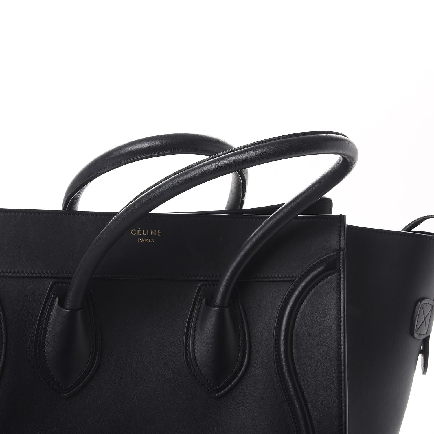 Celine Smooth Calfskin Mini Luggage Black 12 of 17