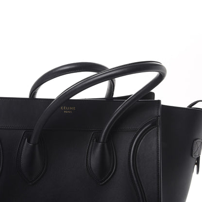 Celine Smooth Calfskin Mini Luggage Black 12 of 17