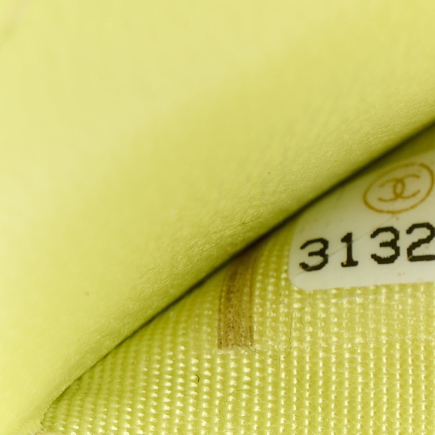 Shiny Lambskin Quilted Chanel 19 Wallet On Chain WOC Neon Yellow