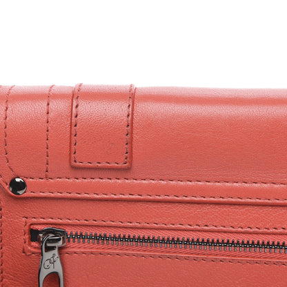 Proenza Schouler Lambskin PS1 Large Chain Wallet Deep Coral 10 of 12