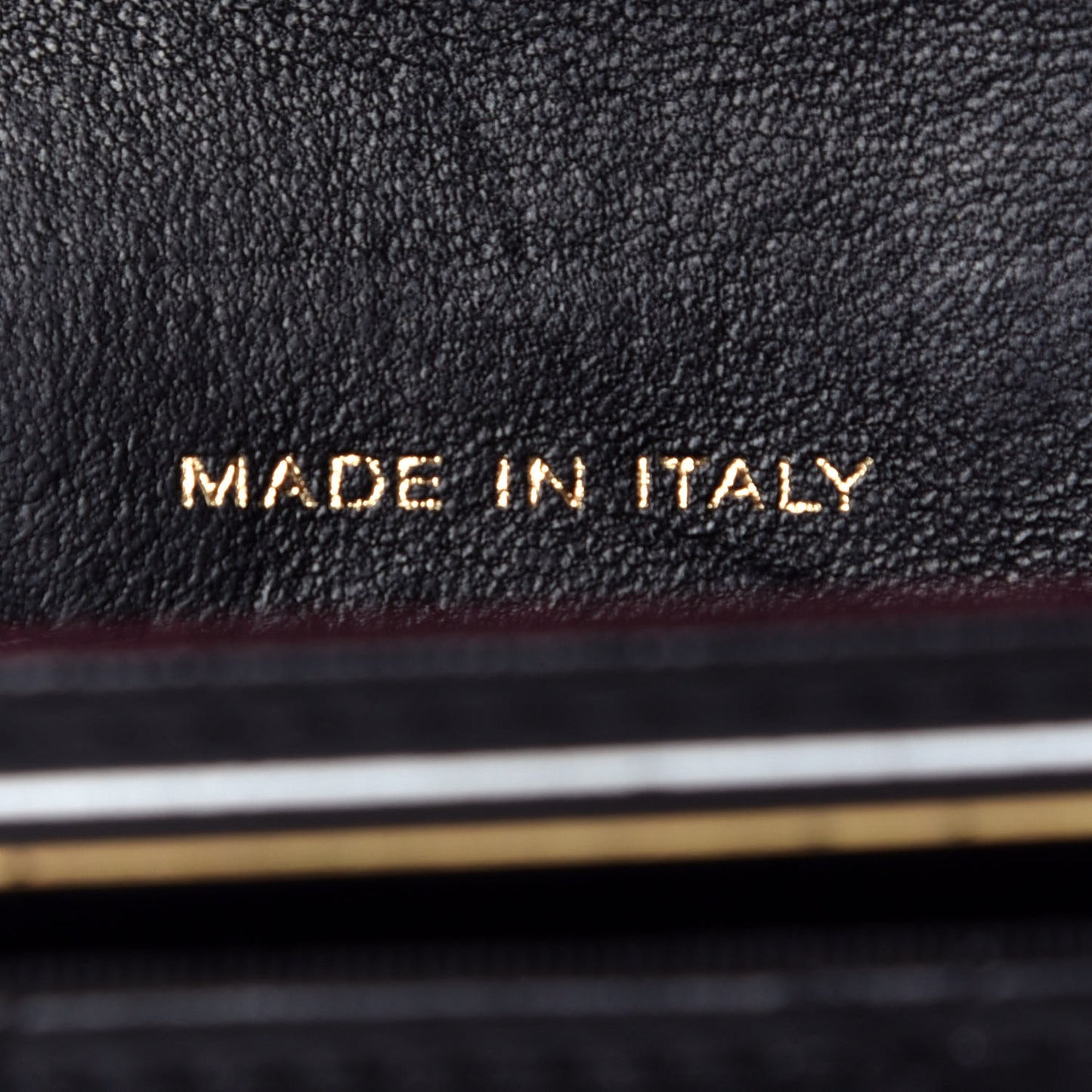Lambskin Quilted Flap Card Holder Black