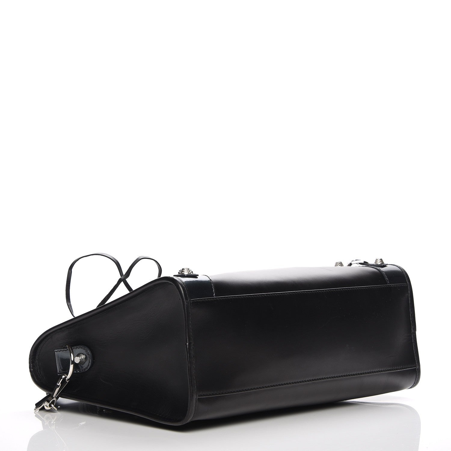 Balenciaga Smooth Calfskin Metallic Patent Giant 12 Silver Hardware City Black Gris 5 of 8