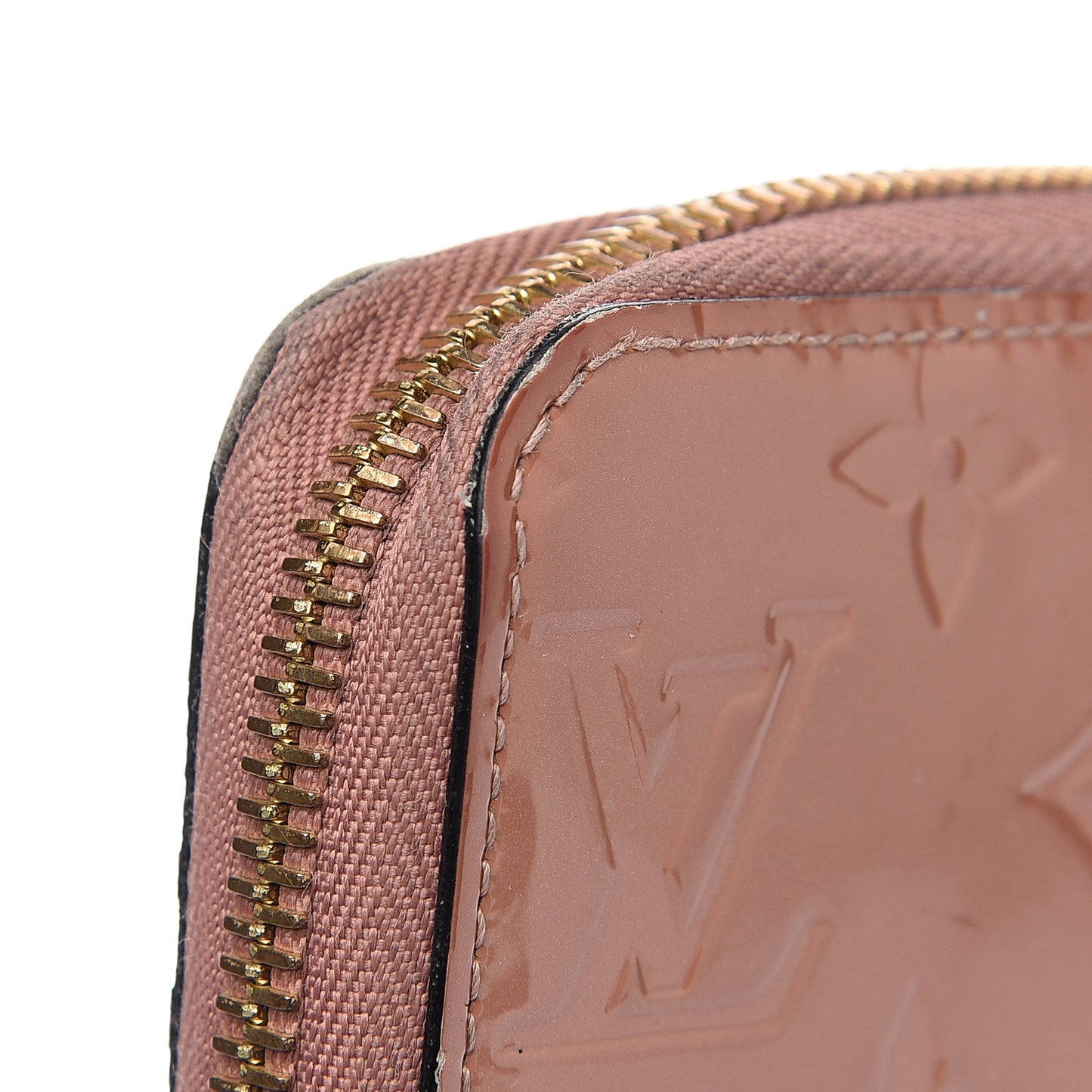 Vernis Zippy Wallet Rose Velours