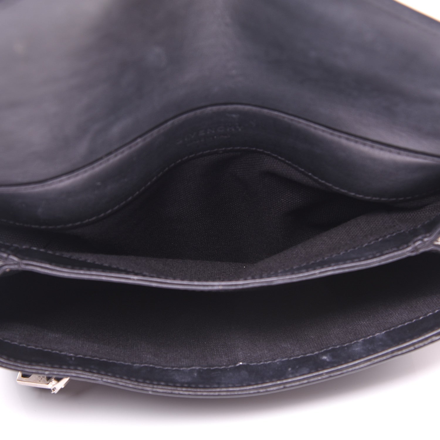 Givenchy Calfskin Duetto Crossbody Bag White Black 5 of 11
