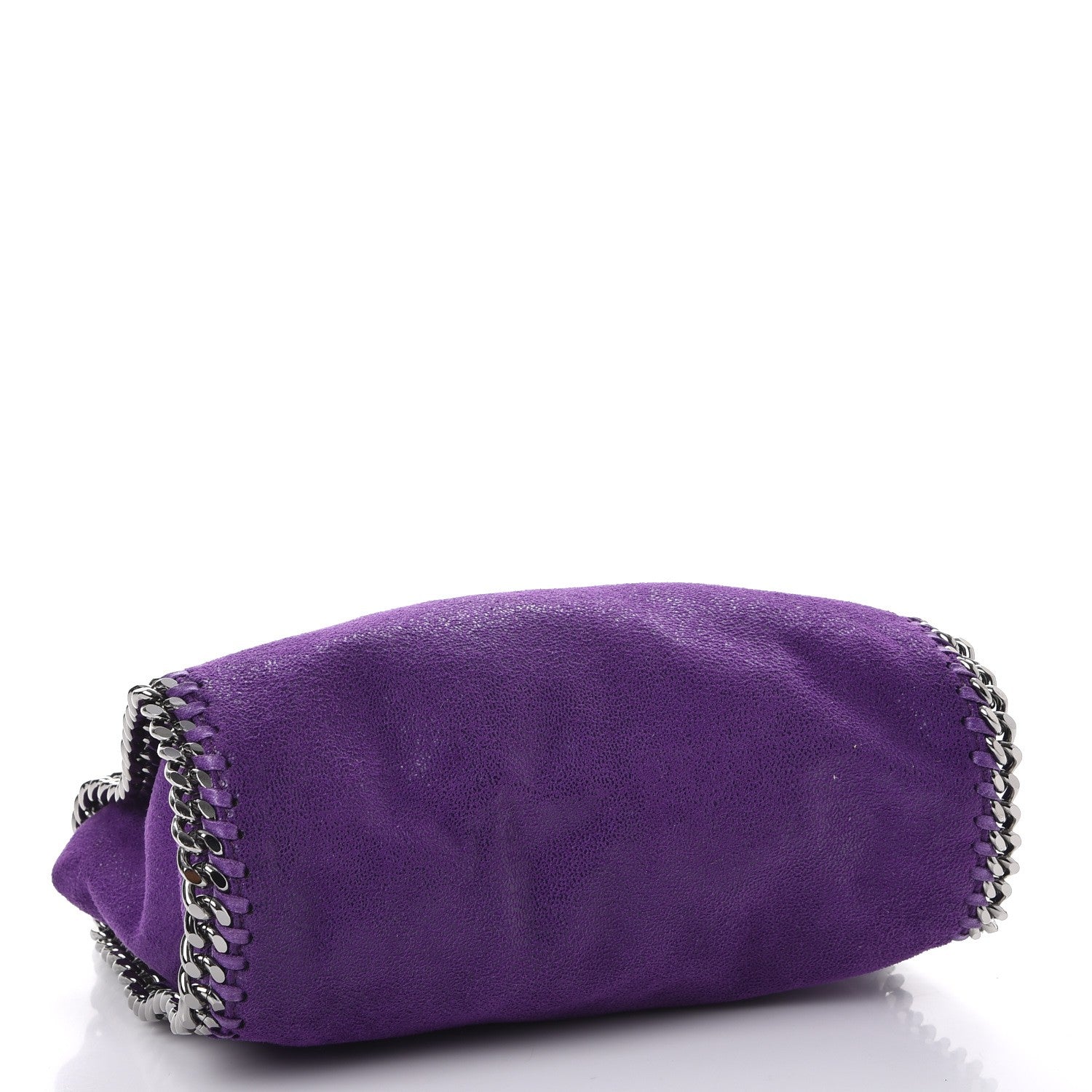 Stella McCartney Shaggy Deer Mini Falabella Fold Over Tote Bright Purple 4 of 8