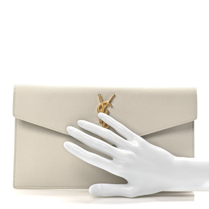 Saint Laurent Grain De Poudre Uptown Pouch Crema Soft 2 of 10