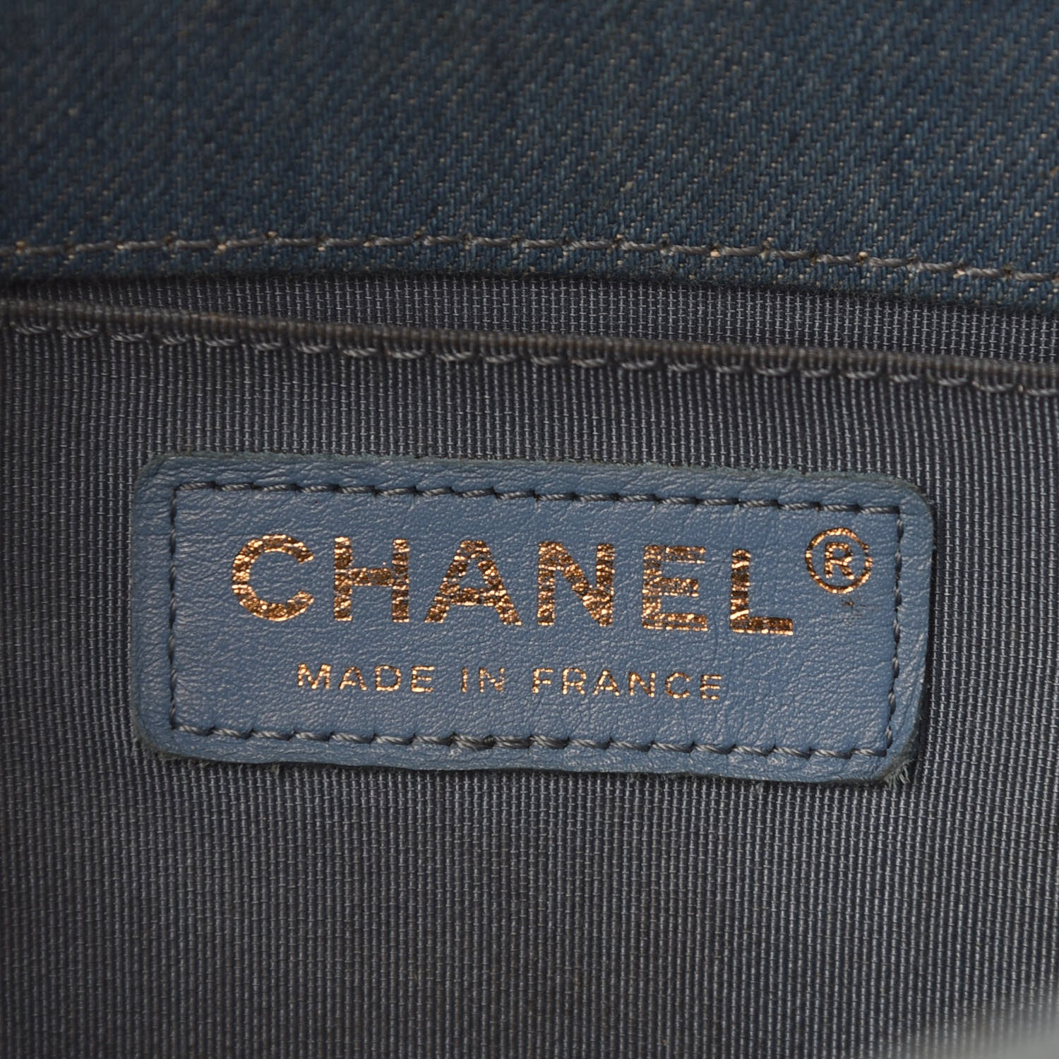 Chanel Denim Pleated Medium Boy Flap Light Blue 6 of 11