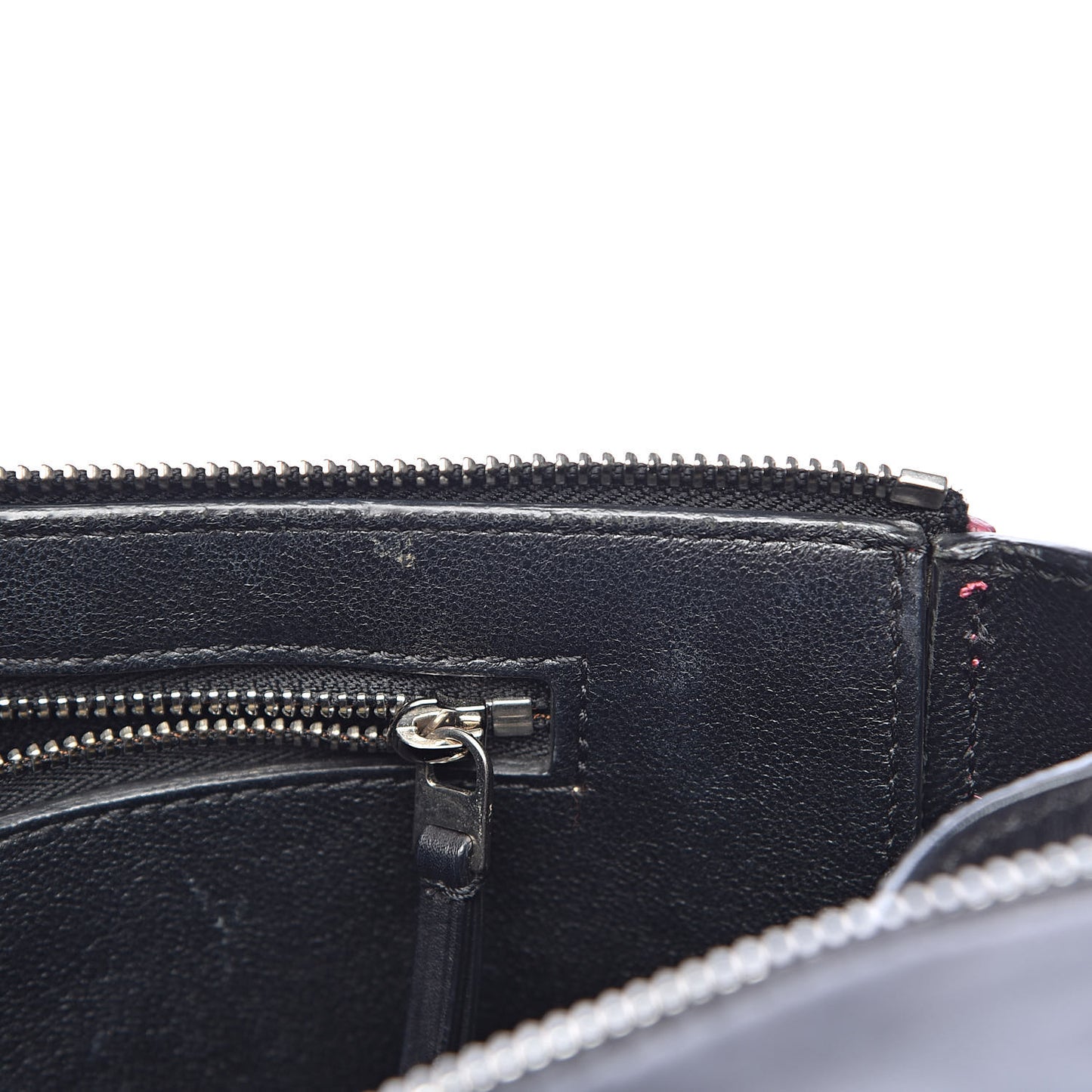 Pony Hair Calfskin Small Tri-Color Edge Shoulder Bag Pink