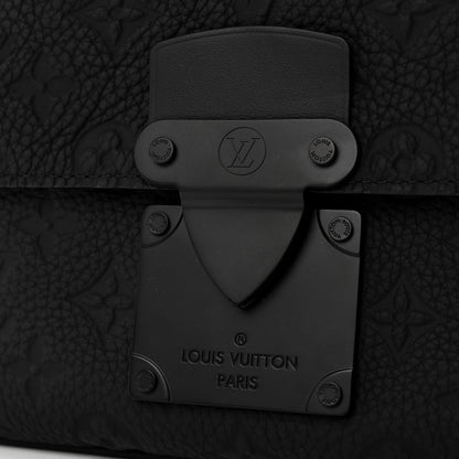 Louis Vuitton Taurillon Monogram S Lock Messenger Black 6 of 10