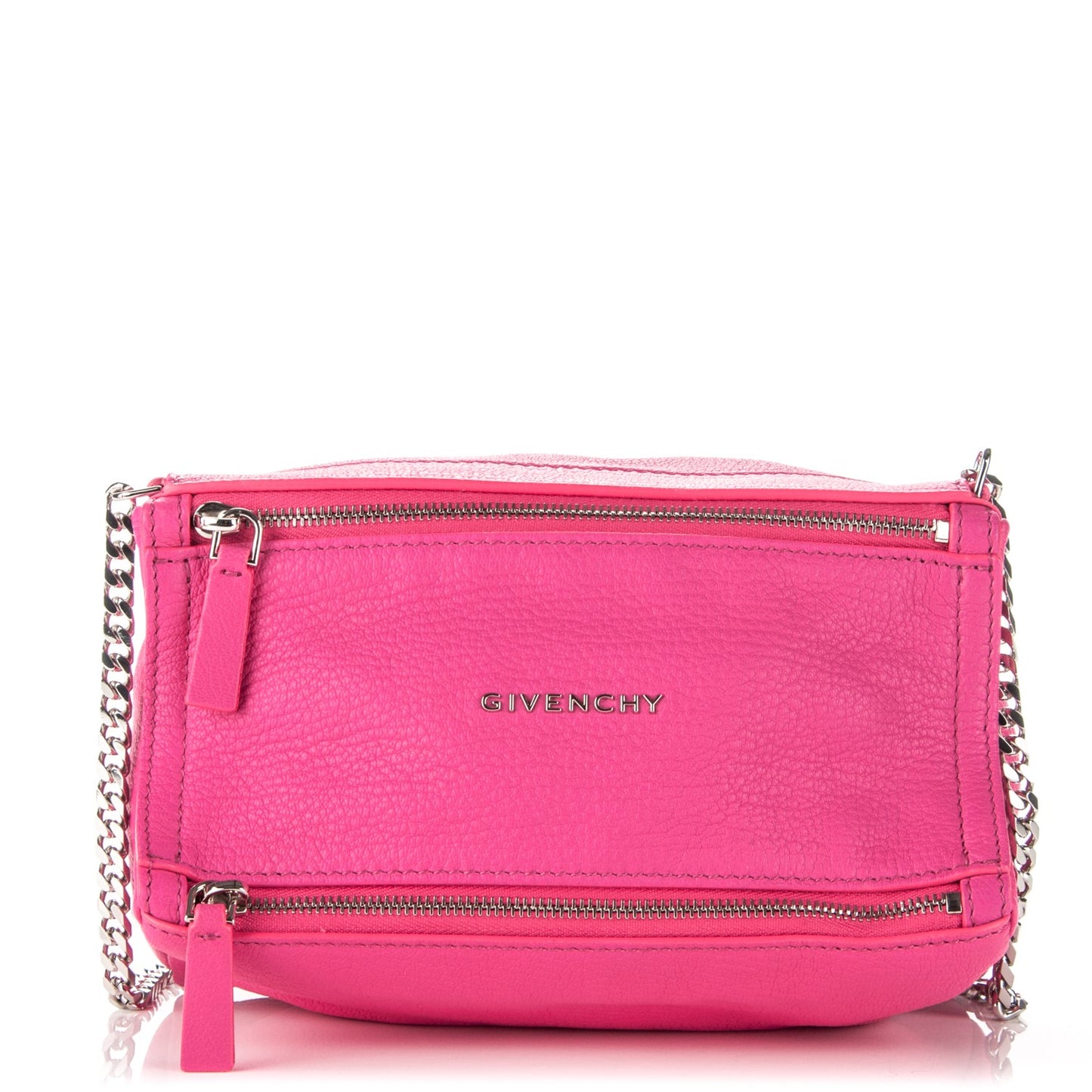 Sugar Goatskin Mini Chain Pandora Shocking Pink