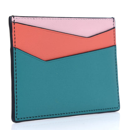 Loewe Calfskin Puzzle Colorblock Card Holder Multicolor 2 of 4