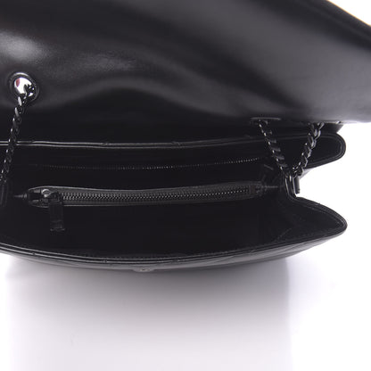 Saint Laurent Calfskin Y Quilted Monogram Medium Loulou Chain Satchel Black 5 of 9