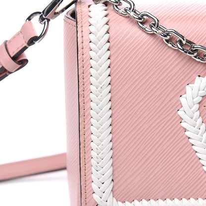 Louis Vuitton Epi Whipstitch Heart Twist Shoulder Bag MM Rose Ballerine 6 of 13