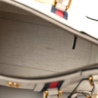 Gucci Koi Calfskin Small Bauletto Duffle Top Handle Bag Mystic White 14 of 17
