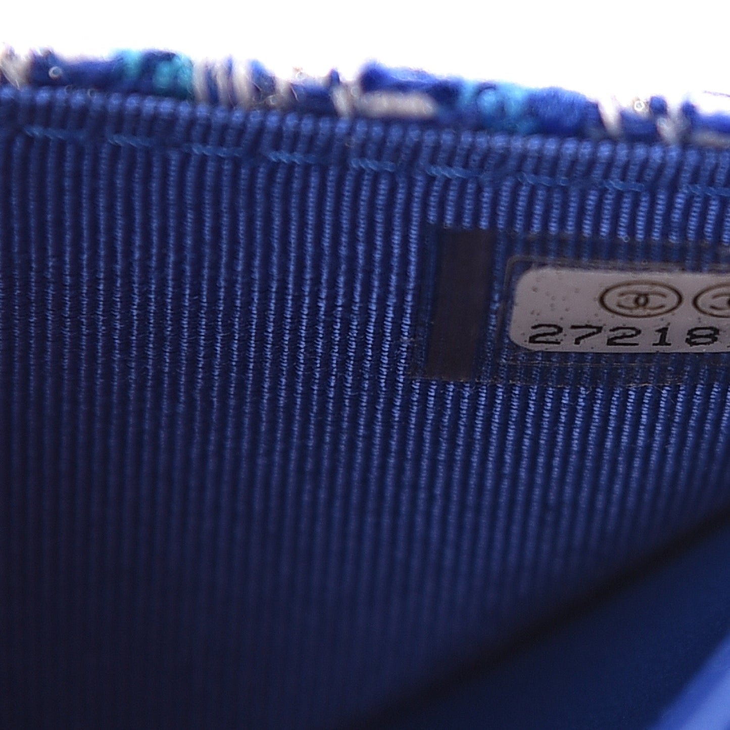 Tweed Wallet On Chain WOC Blue