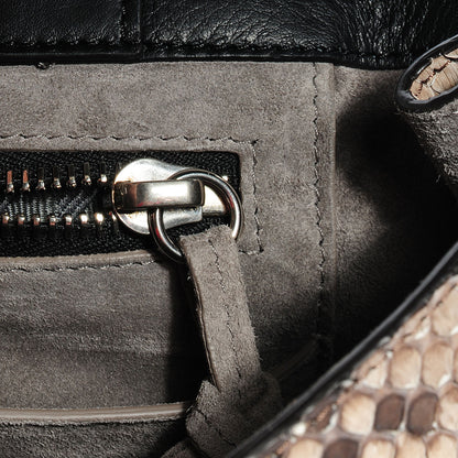 Proenza Schouler Python Large Courier Roccia 8 of 12