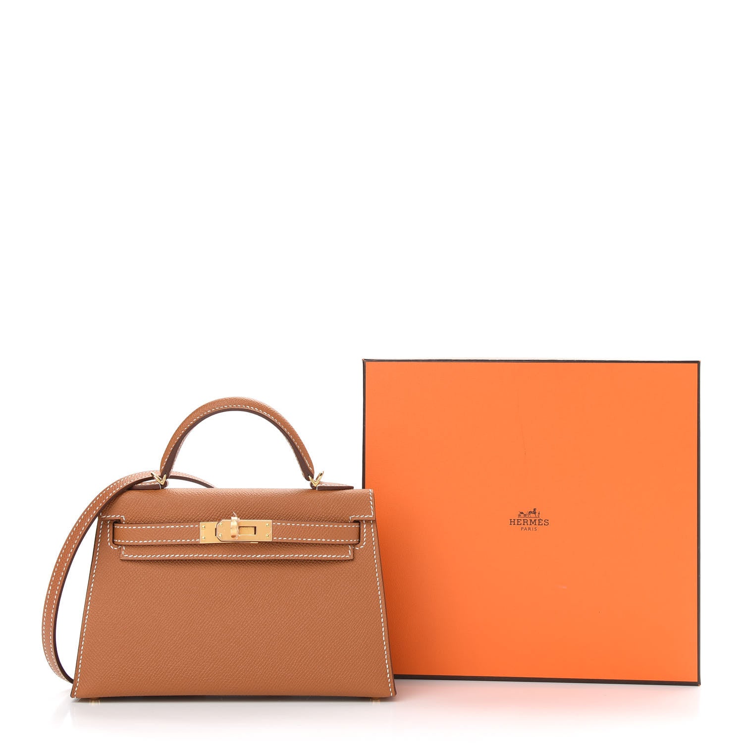 Hermes Epsom Mini Kelly Sellier 20 Gold 11 of 11