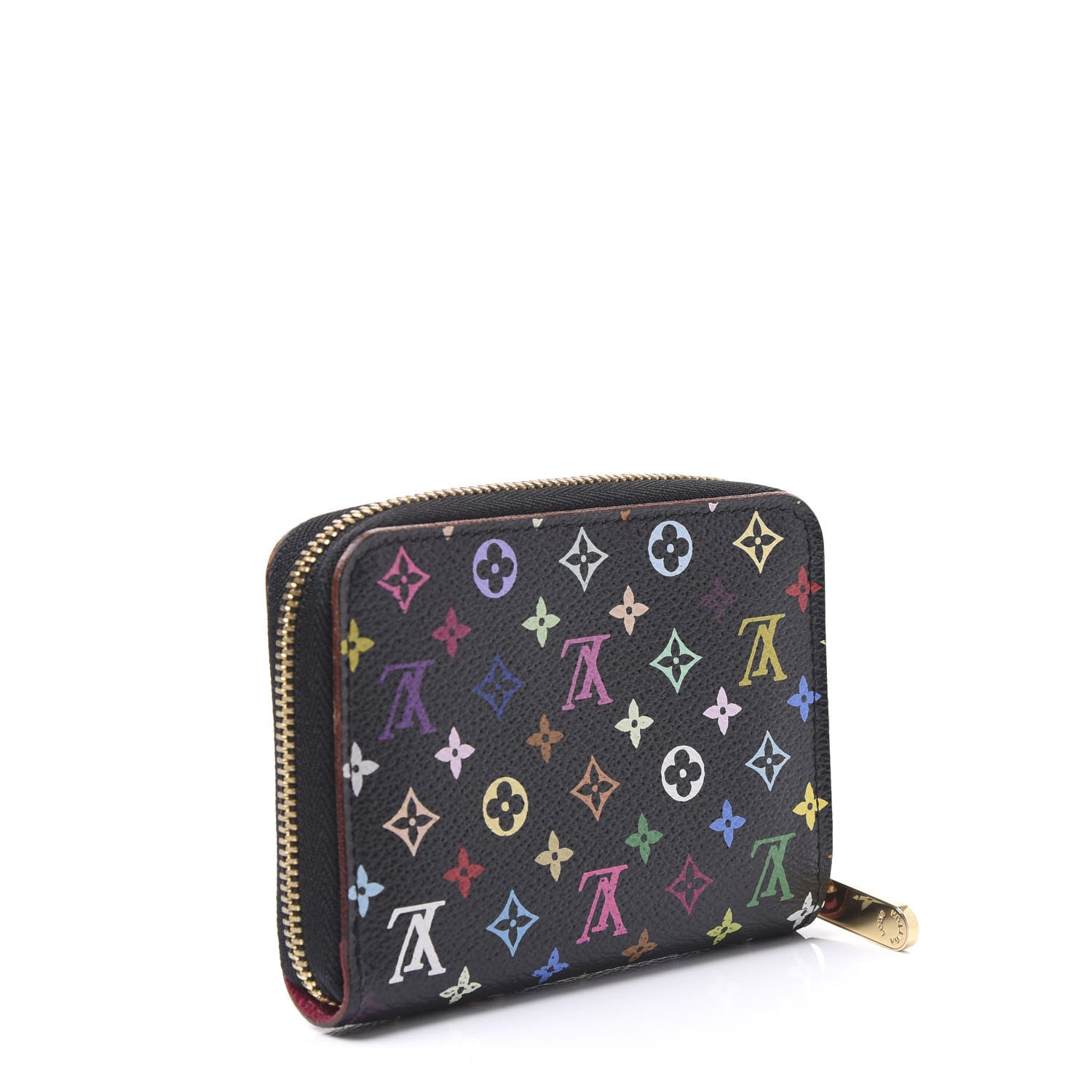 Louis Vuitton Monogram Multicolor Zippy Coin Purse Black Grenade 2 of 9