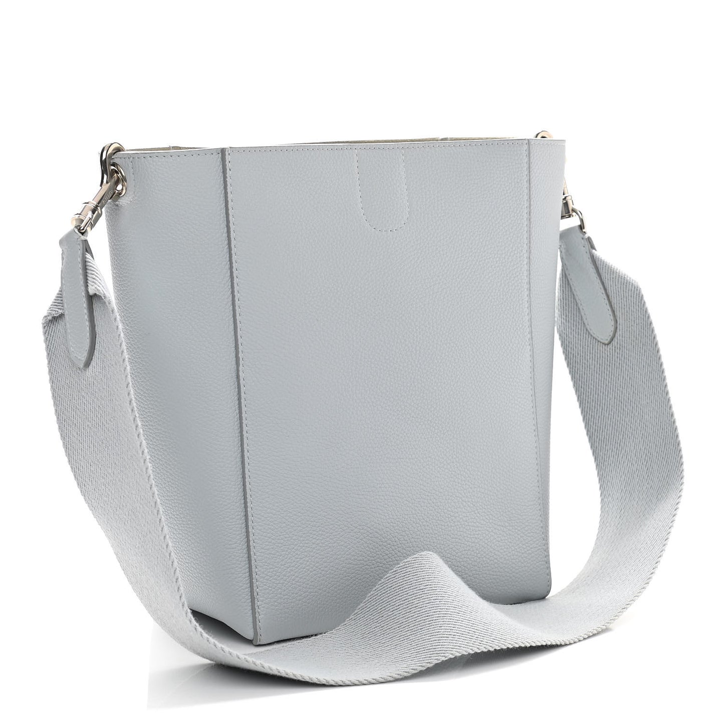 Soft Grained Calfskin Small Sangle Bucket Bag Storm