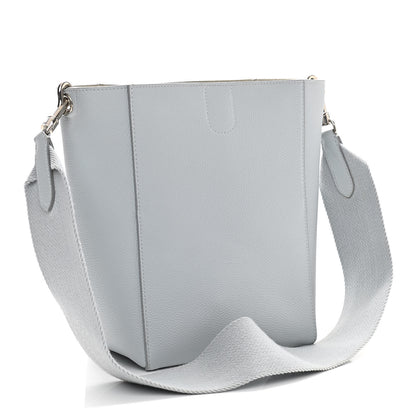 Celine Soft Grained Calfskin Small Sangle Bucket Bag Storm 3 of 10