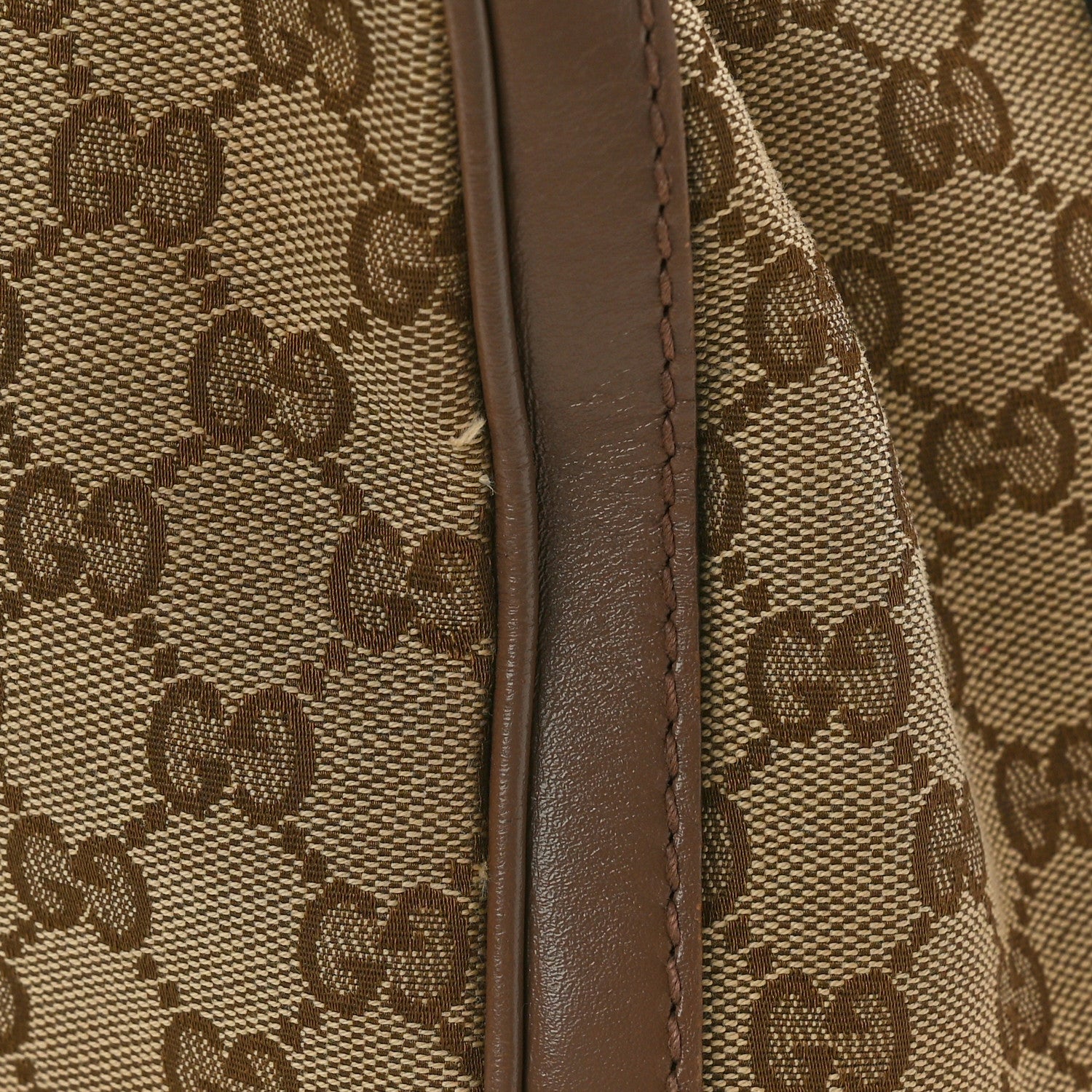 Gucci Monogram Vintage Web Medium Boston Purple Brown 11 of 13