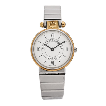 Van Cleef & Arpels Stainless Steel 18k Yellow Gold 24mm La Collection Quartz Watch 1 of 6