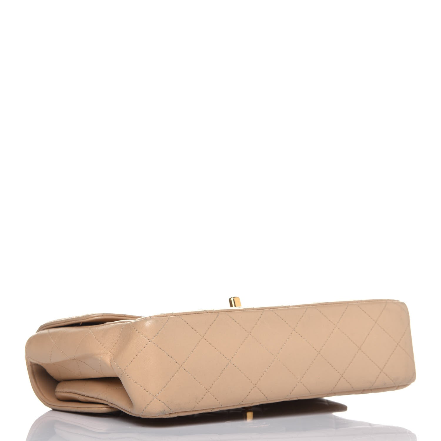 Chanel Lambskin Quilted Medium Double Sided Flap Beige 4 of 25