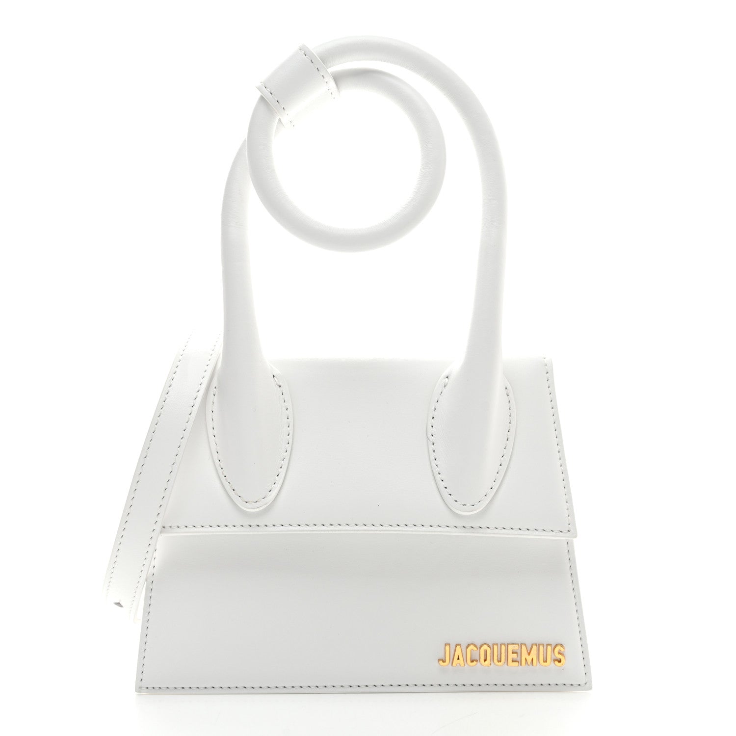 Jacquemus Smooth Calfskin Le Chiquito Noeud White 1 of 9