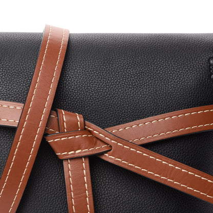 Loewe Grained Calfskin Small Gate Crossbody Bag Pecan Black 10 of 10