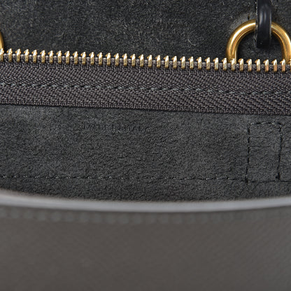 Celine Grained Calfskin Pico Belt Bag Grey 5 of 9