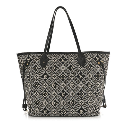 Louis Vuitton Jacquard Since 1854 Neverfull MM Grey 1 of 9