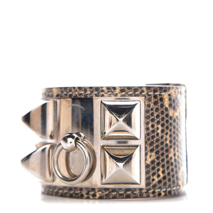Hermes Lizard Collier De Chien CDC Bracelet S Ombre 1 of 6