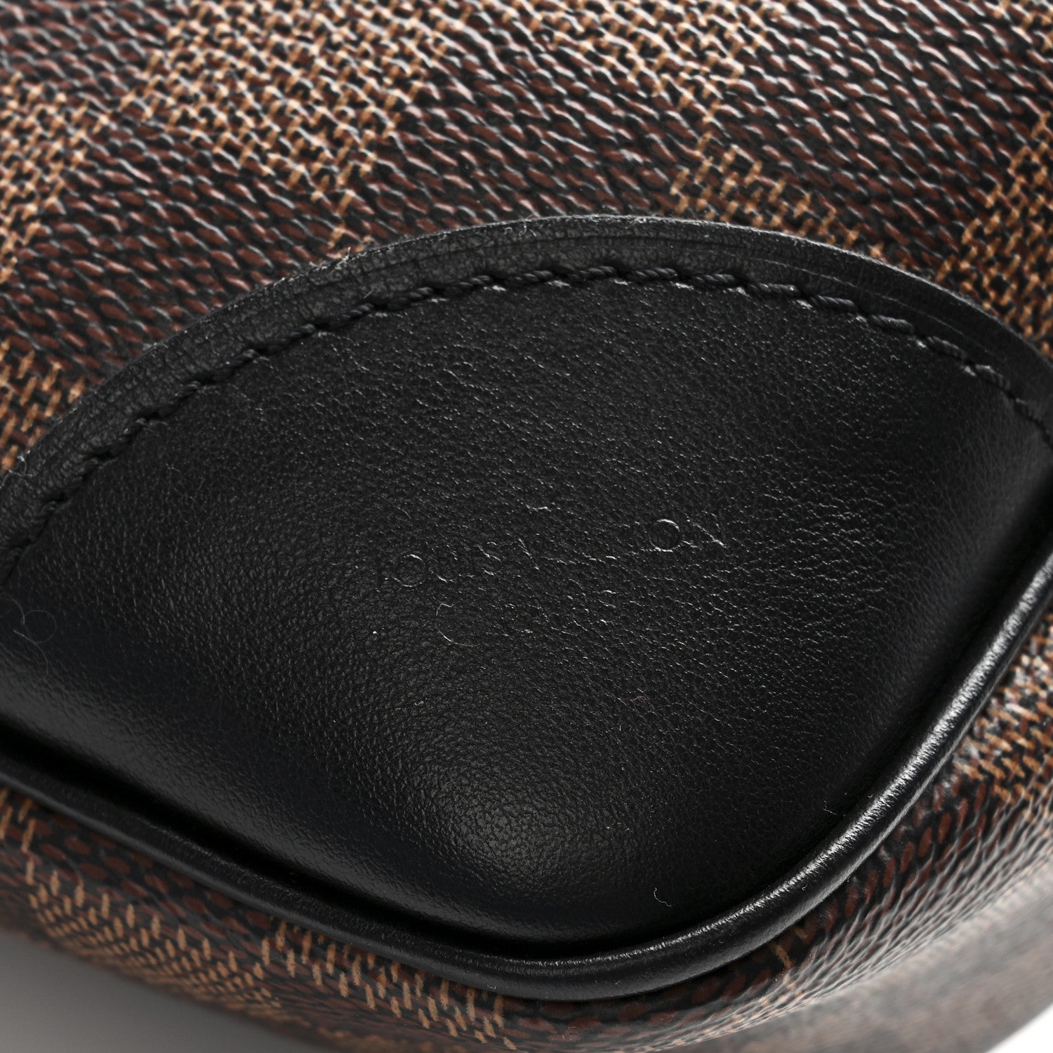 Louis Vuitton Damier Ebene Odeon MM Black 6 of 9