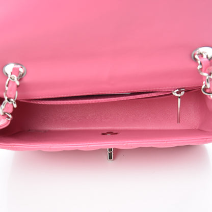 Chanel Lambskin Quilted Mini Rectangular Flap Pink 7 of 12