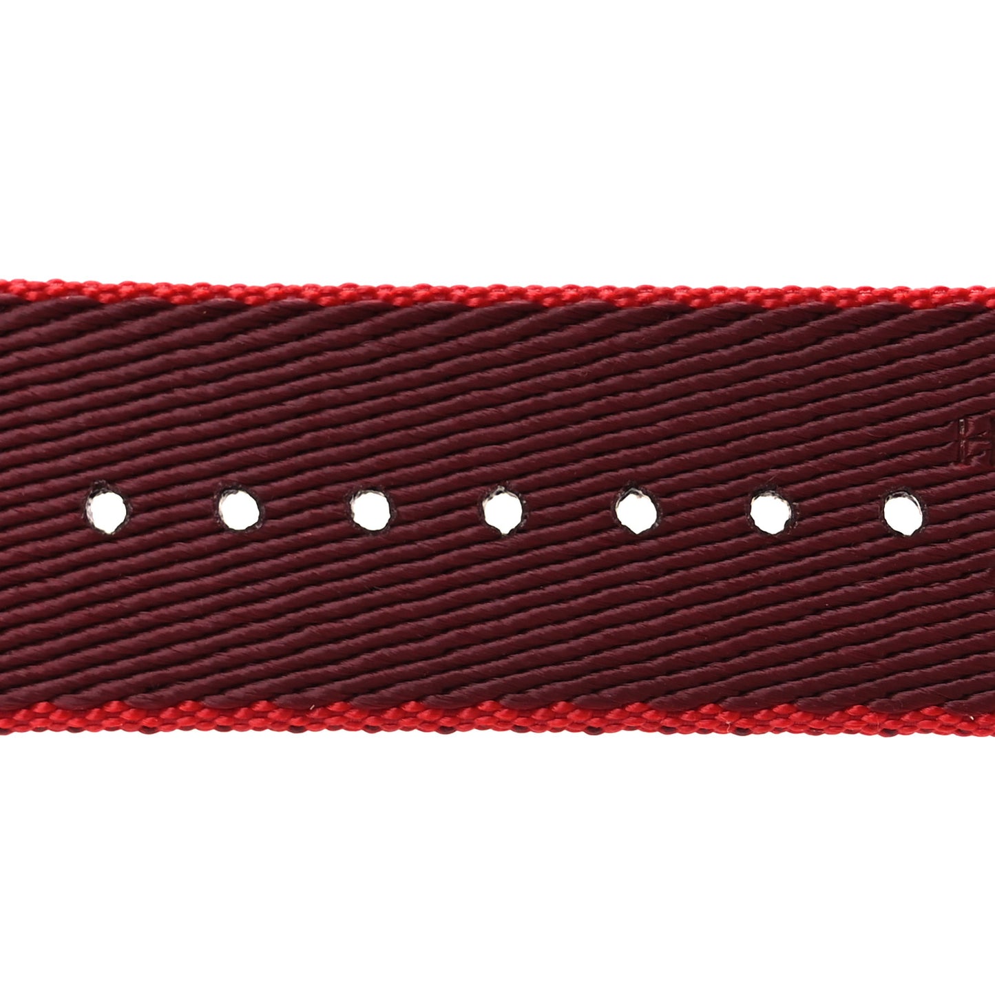 Nylon Weave Apple Watch Single Tour Band 40mm Rouge De Coeur Rouge H