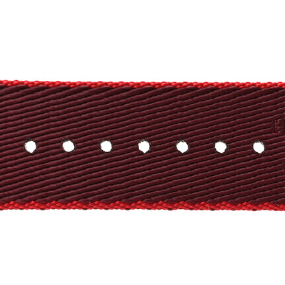 Hermes Nylon Weave Apple Watch Single Tour Band 40mm Rouge De Coeur Rouge H 4 of 8