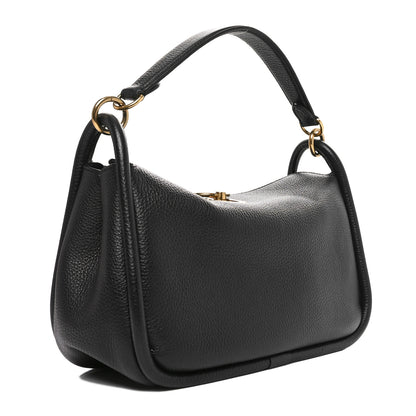 Mulberry Small Classic Grain Calfskin Small Leighton Black 3 of 9