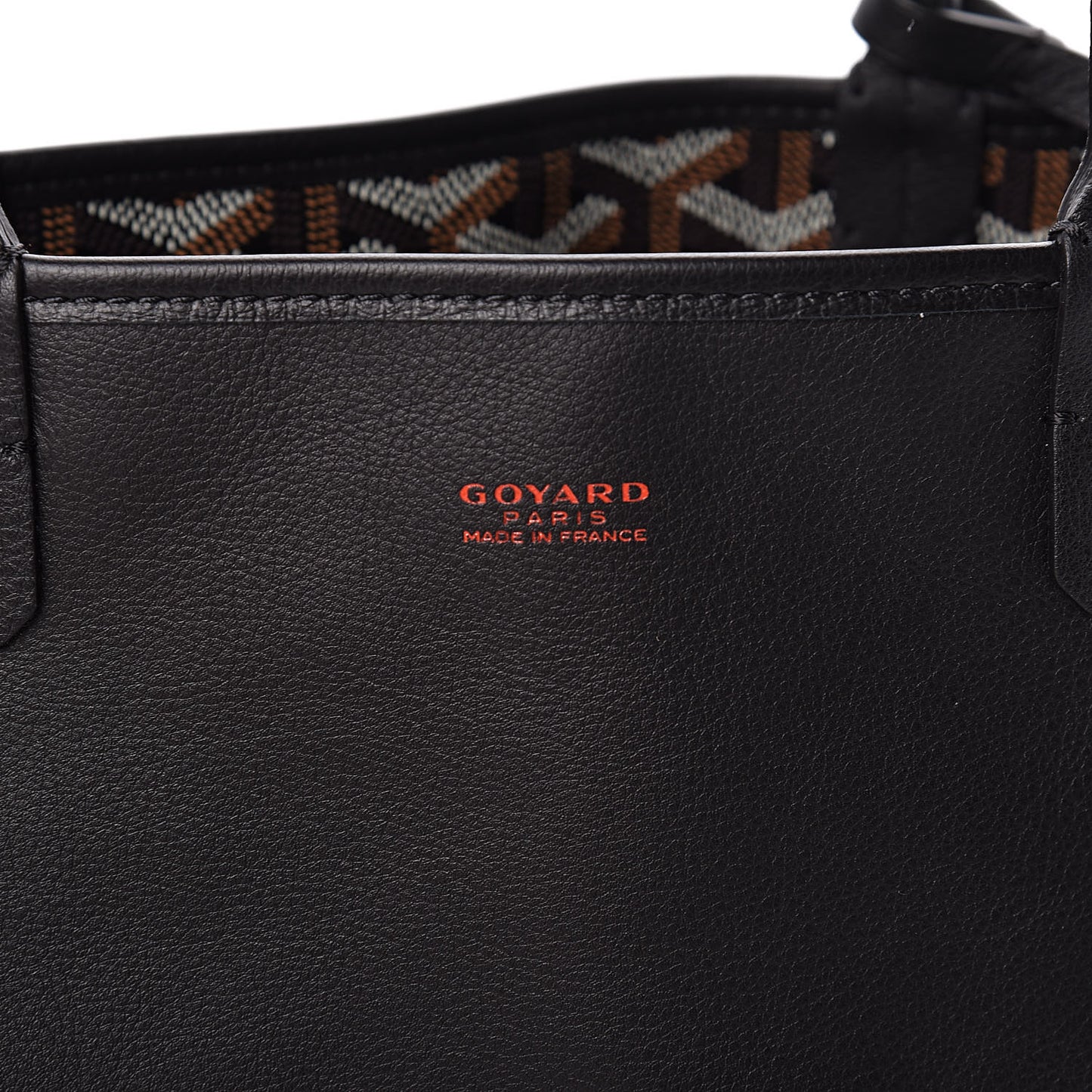 Goyardine Reversible Anjou PM Black
