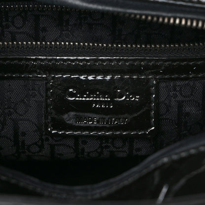 Christian Dior Patent Cannage Large Lady Dior Black 6 of 10