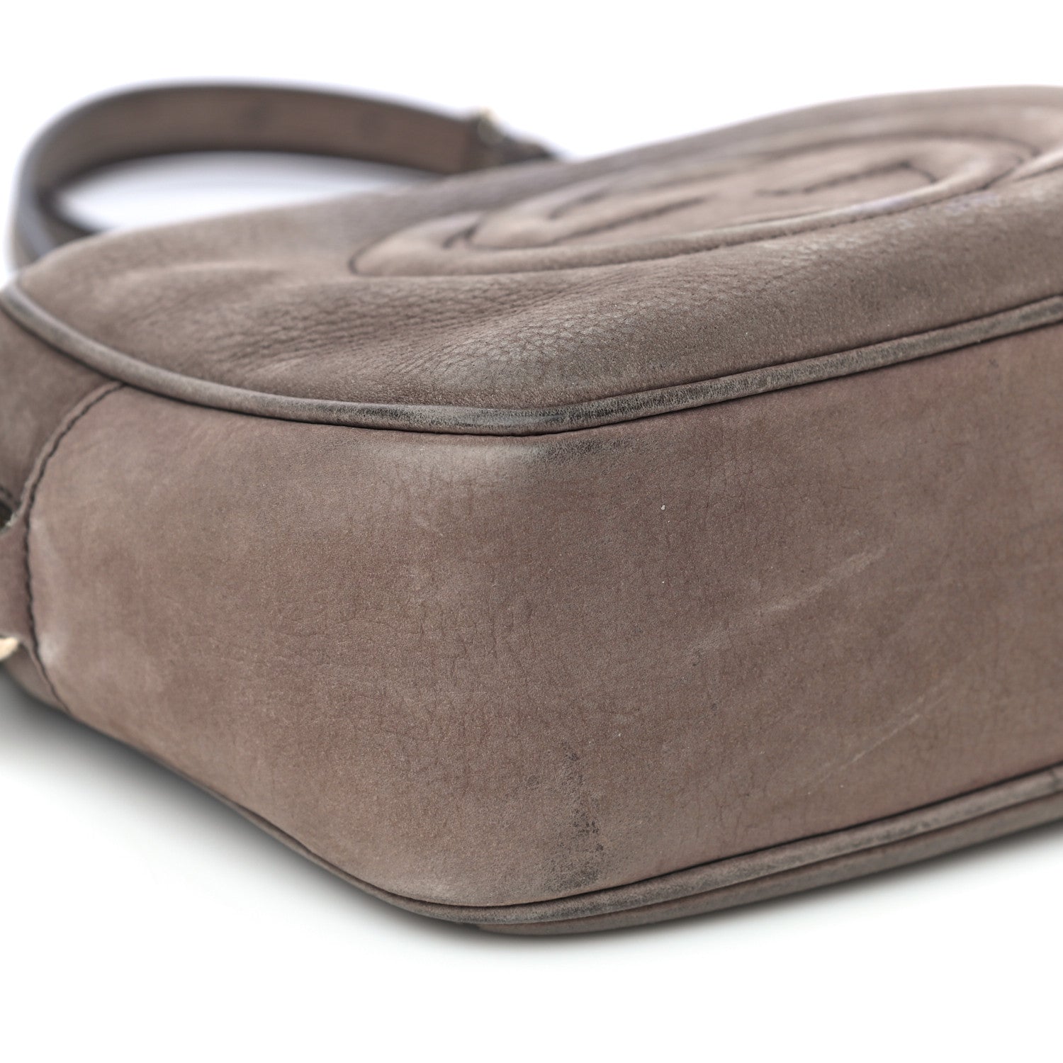 Gucci Vitello Range Small Soho Disco Bag Grey Field 10 of 37