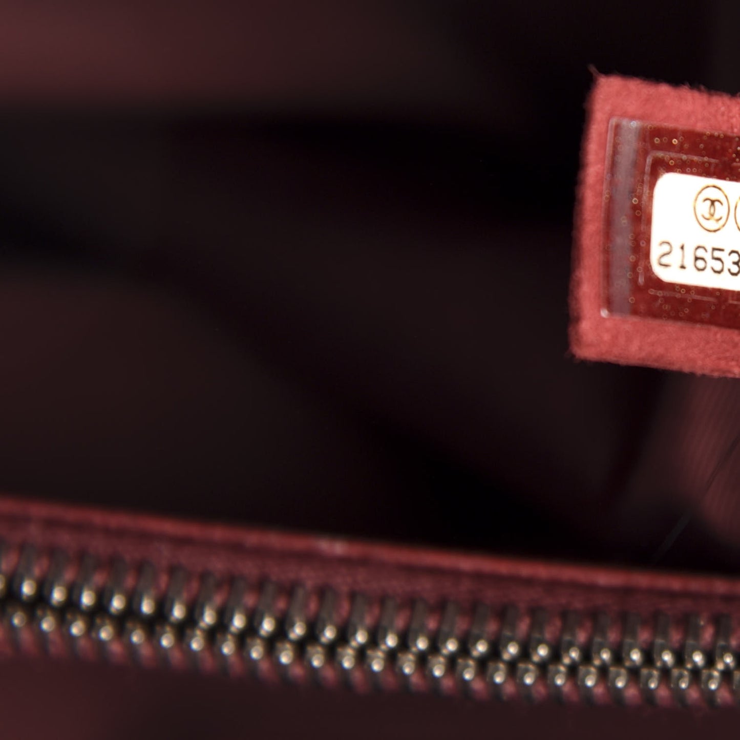 Caviar Quilted City Shopping Tote Dark Red
