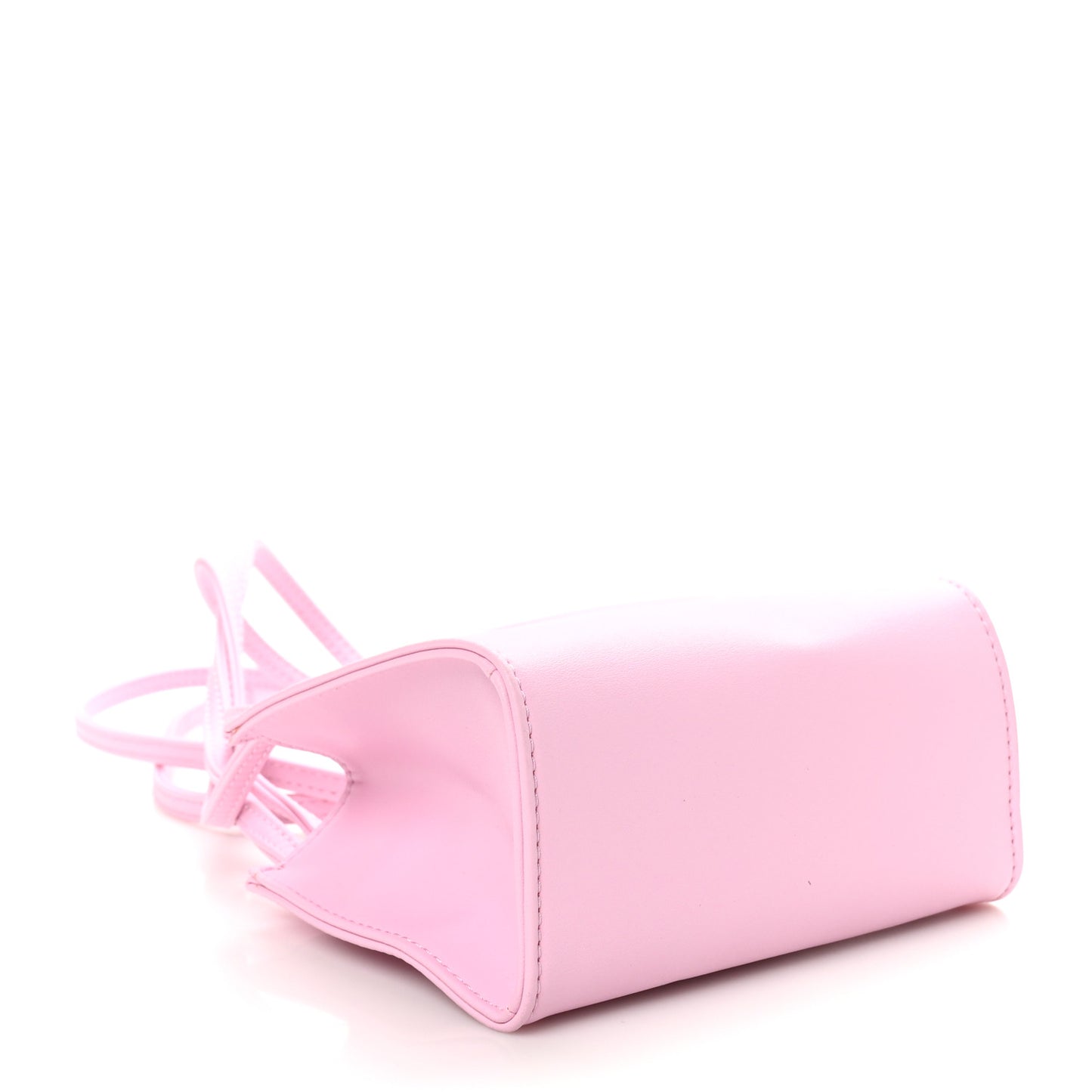 Vegan Leather Small Shopping Bag Bubblegum