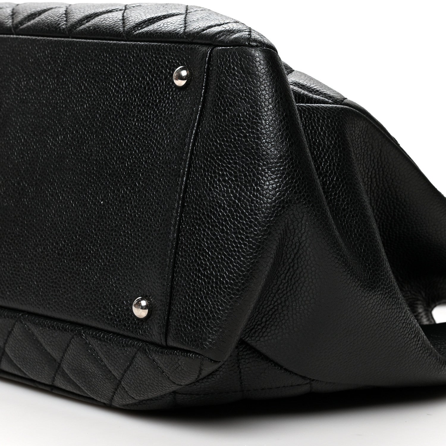 Chanel Caviar Quilted XL Grand Shopping Tote GST Black 12 of 12