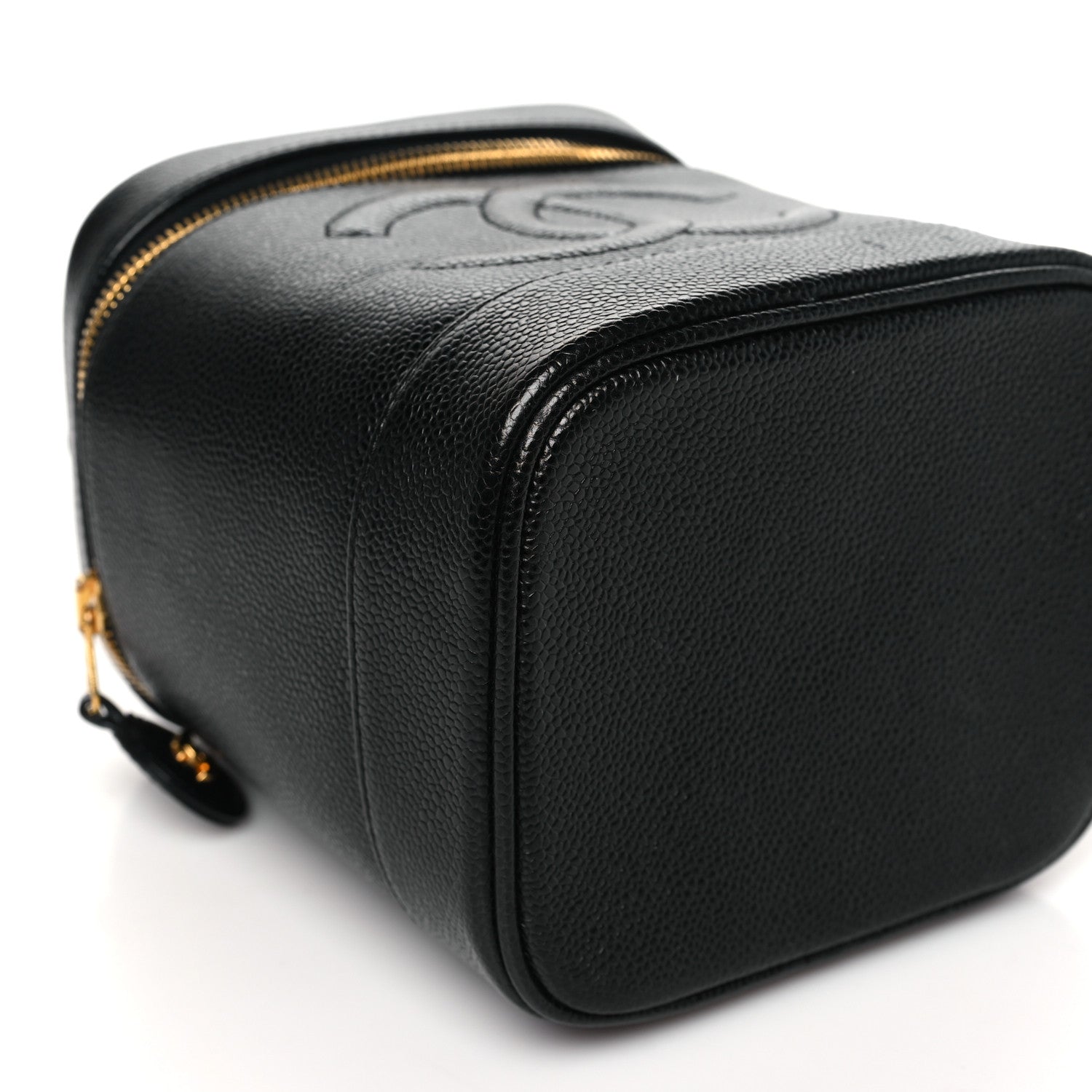 Chanel Caviar Cosmetic Vanity Bag Black 10 of 11