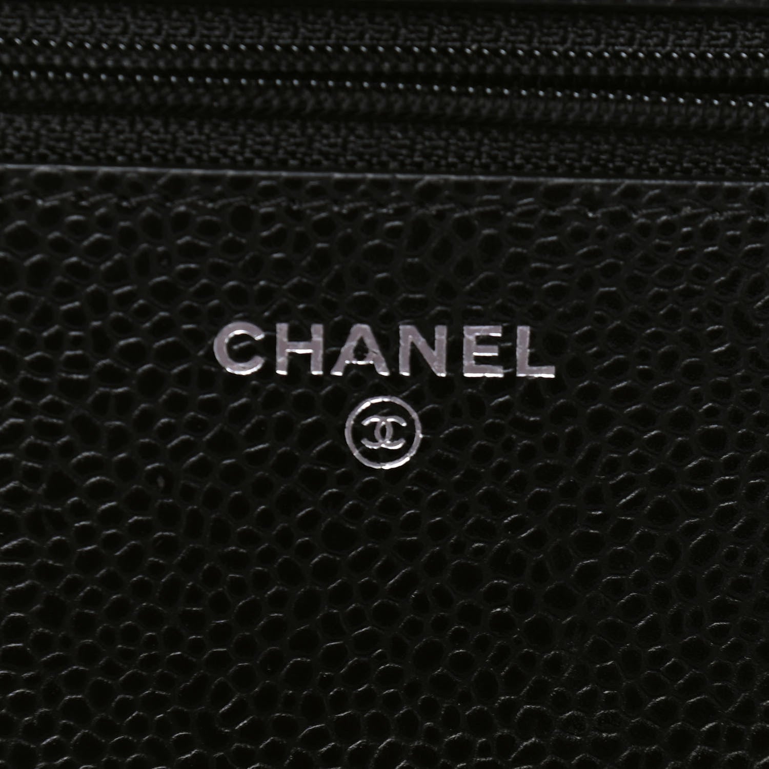 Chanel Caviar Quilted Wallet On Chain WOC Black 5 of 7