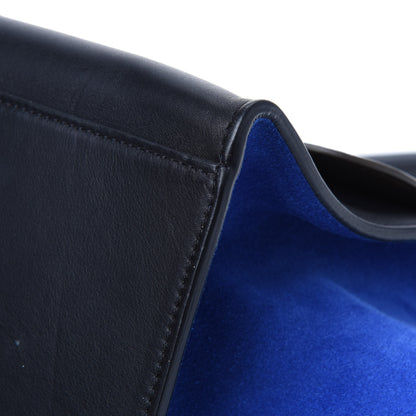 Celine Calfskin Suede Trapeze Tri-Color Cobalt 14 of 20
