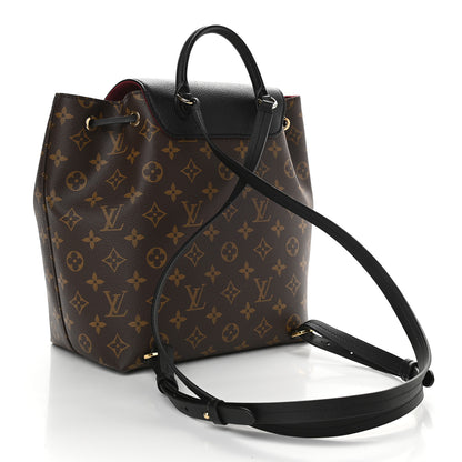 Louis Vuitton Monogram Montsouris PM Black 3 of 9